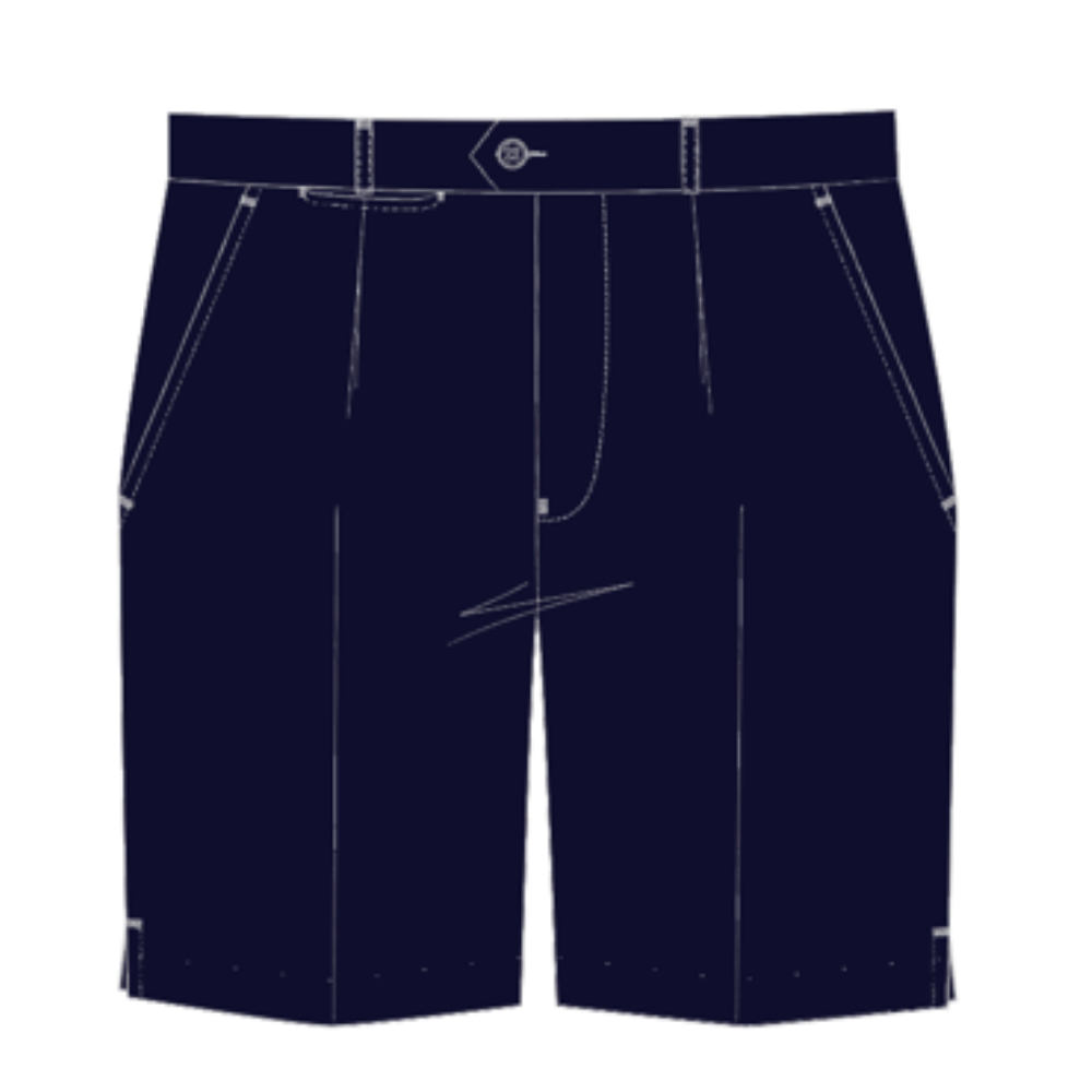 Short Formal Adjustable Navy