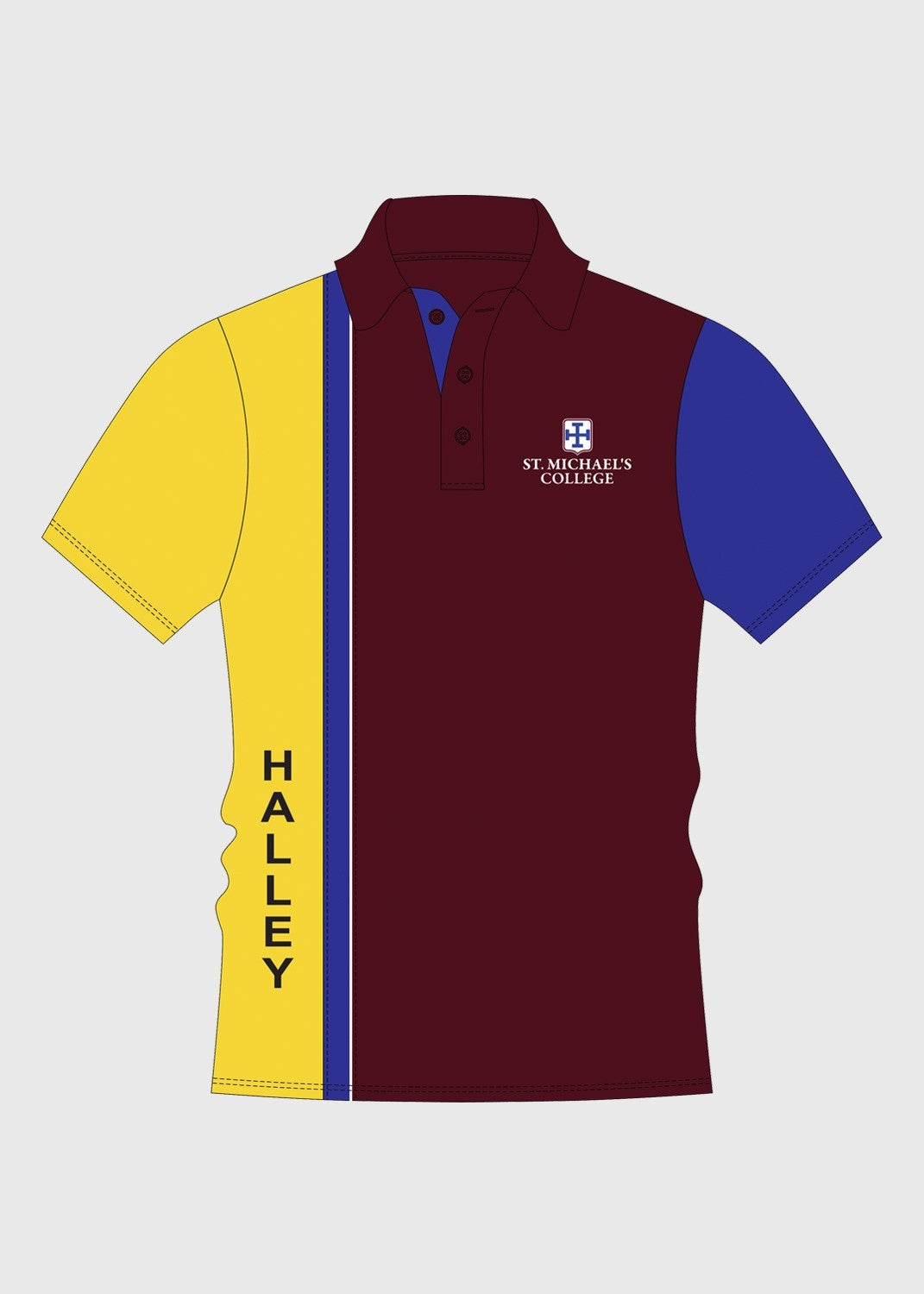 Polo Sport Maroon/Gold