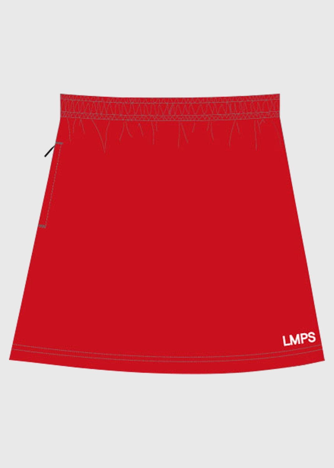 Skort Mesh Sports Red
