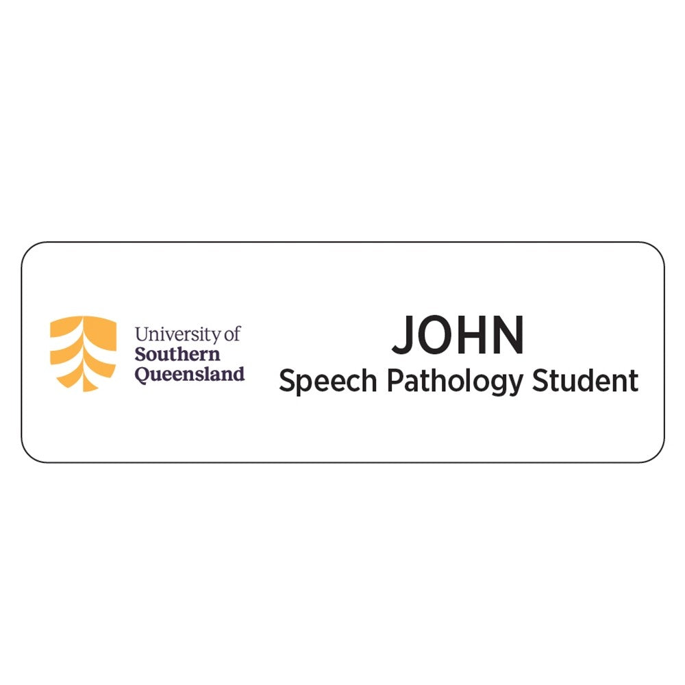 USQ Name Badge - Speech Pathology Student