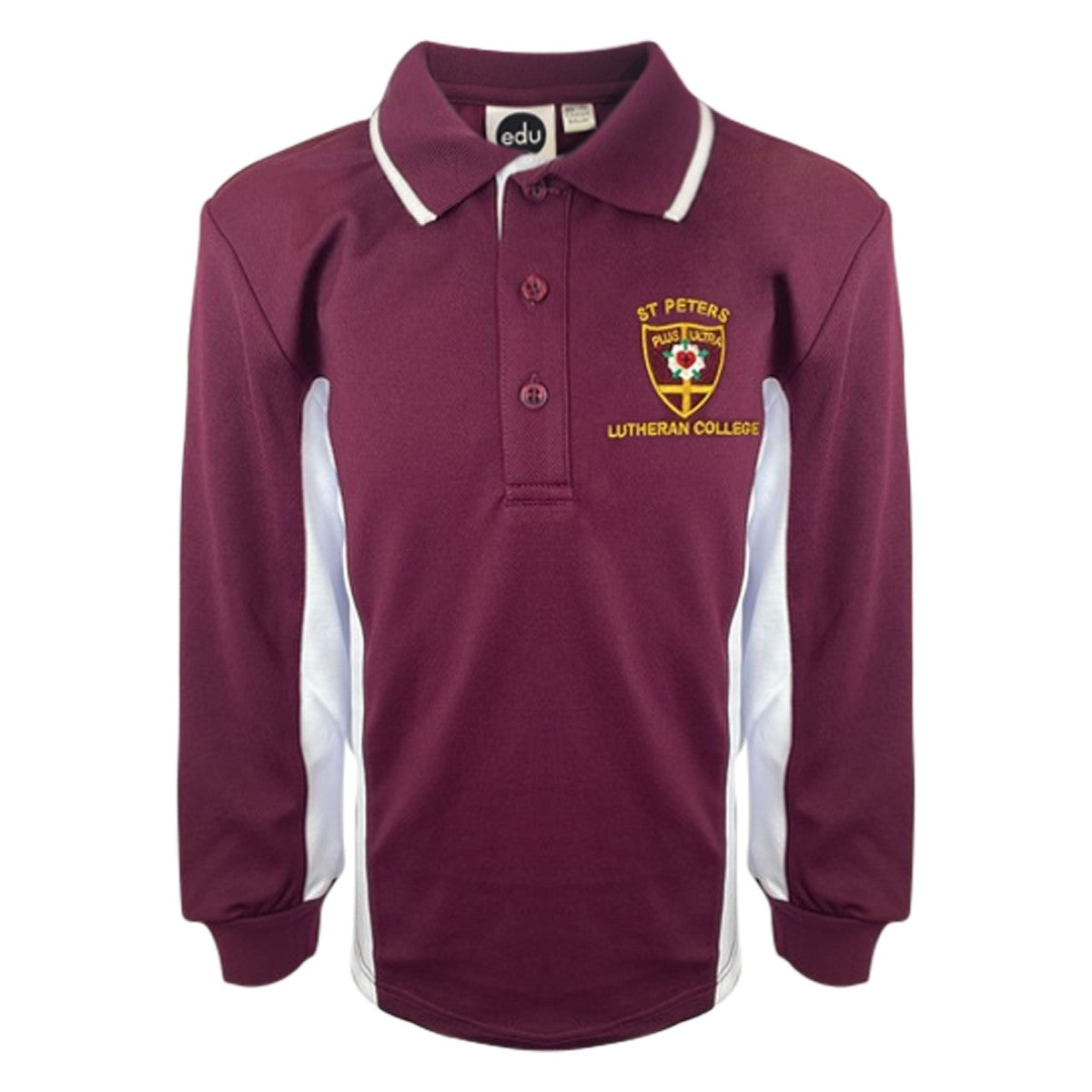 Polo Maroon Long Sleeve
