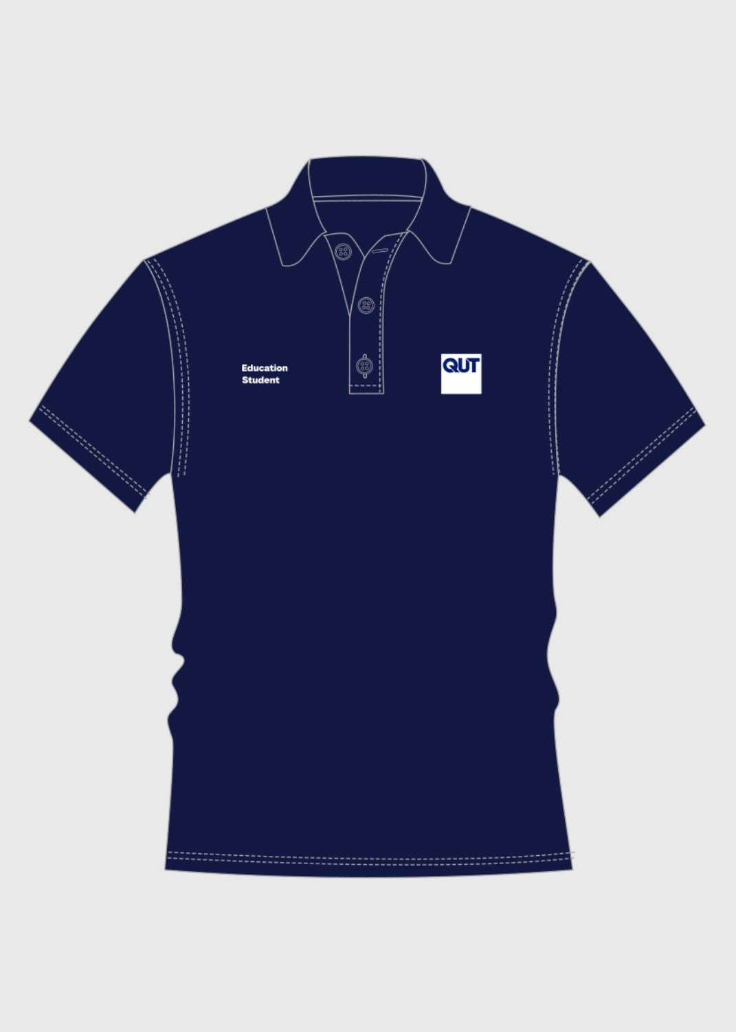 Education Student Polo Navy - Unisex