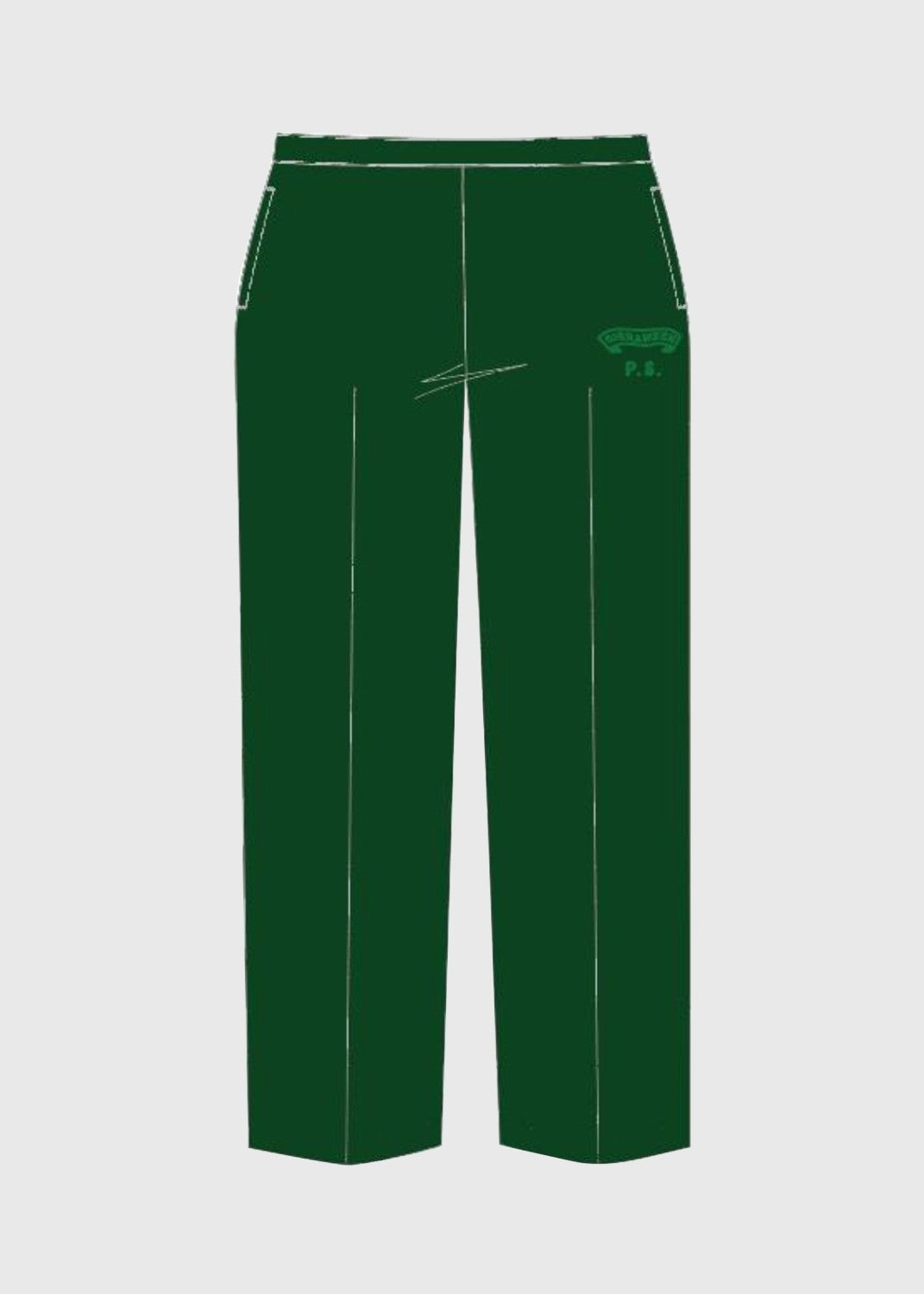 Pants Girls Green