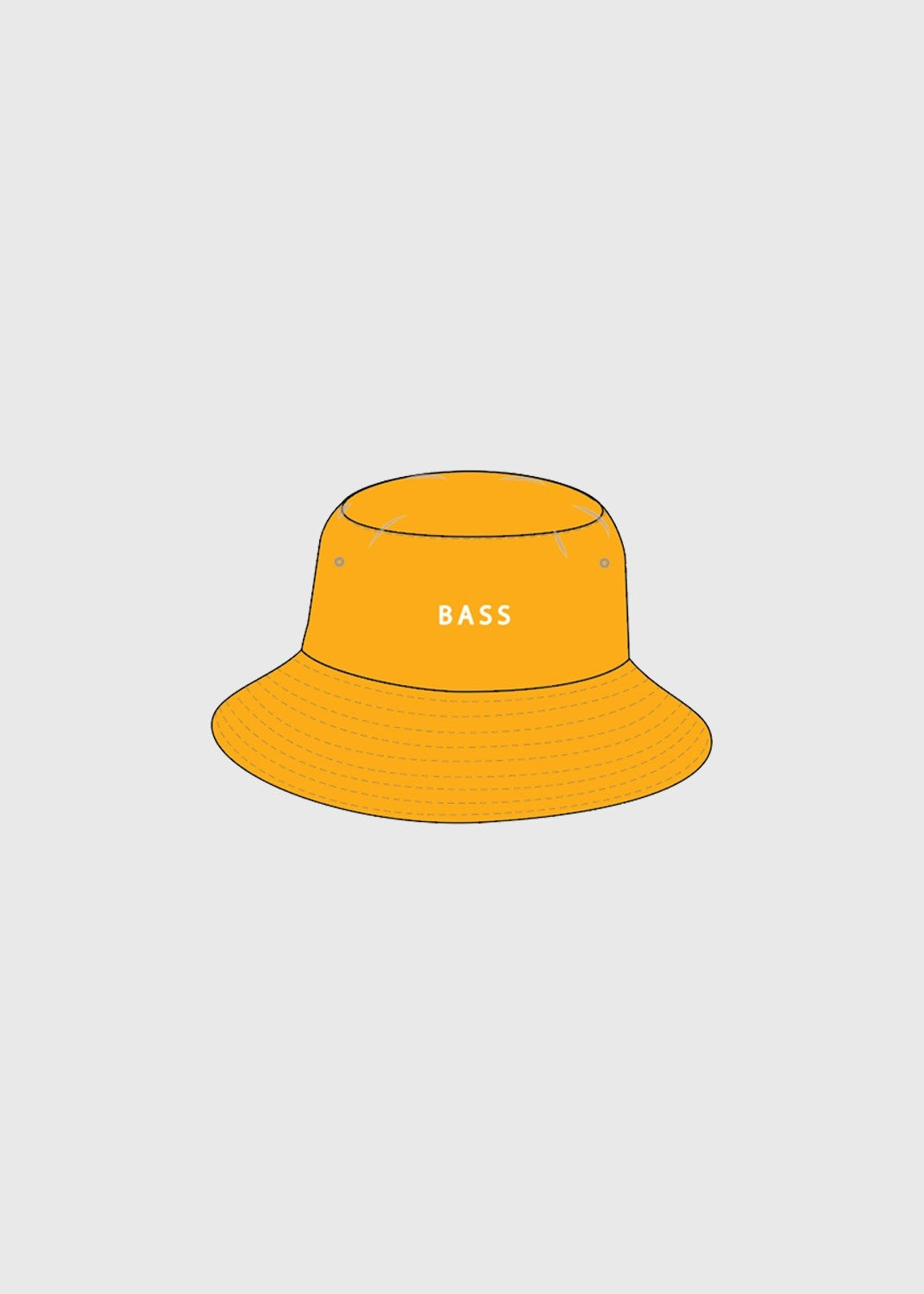 Hat Bucket Reversible Navy/Gold