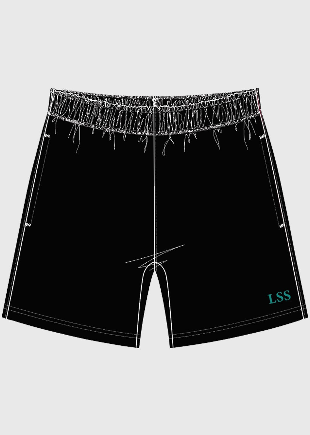 Short Microfibre Black