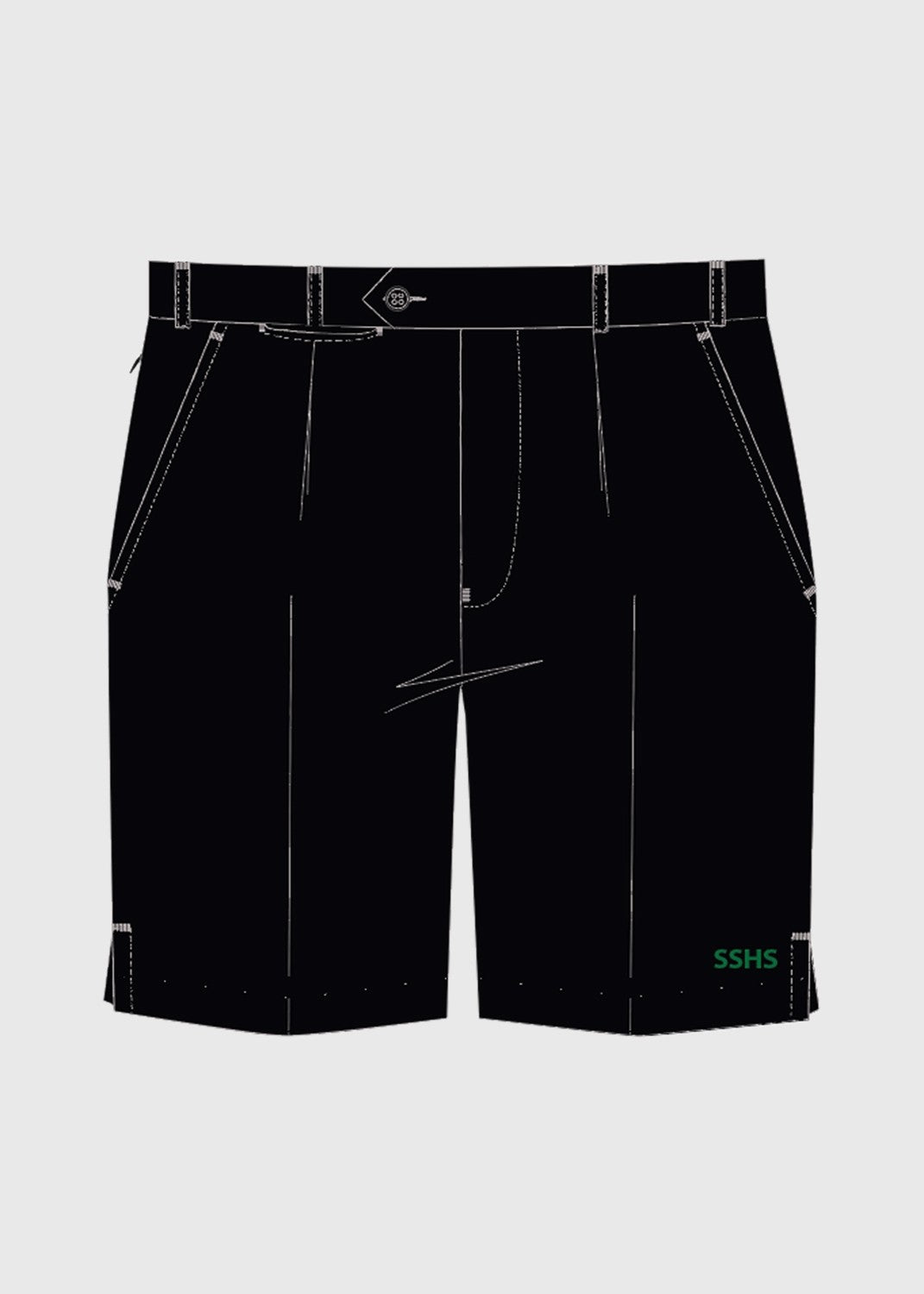 Short Exp Black Emb