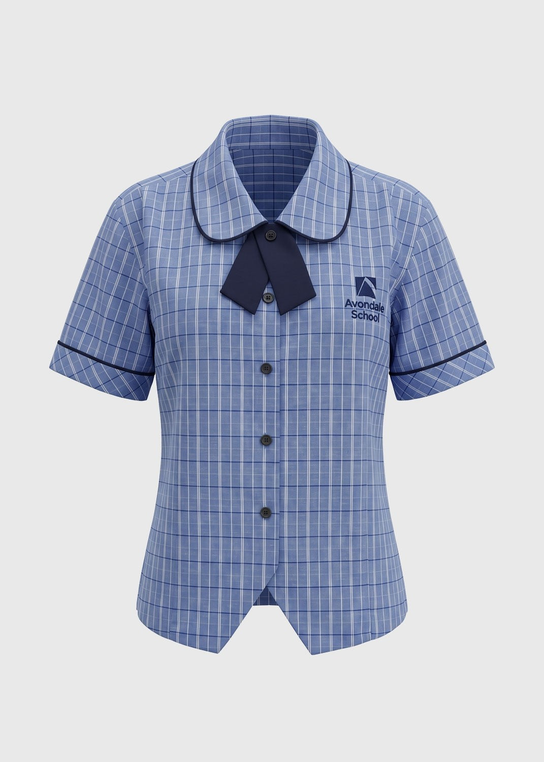 Blouse Junior Blue Check