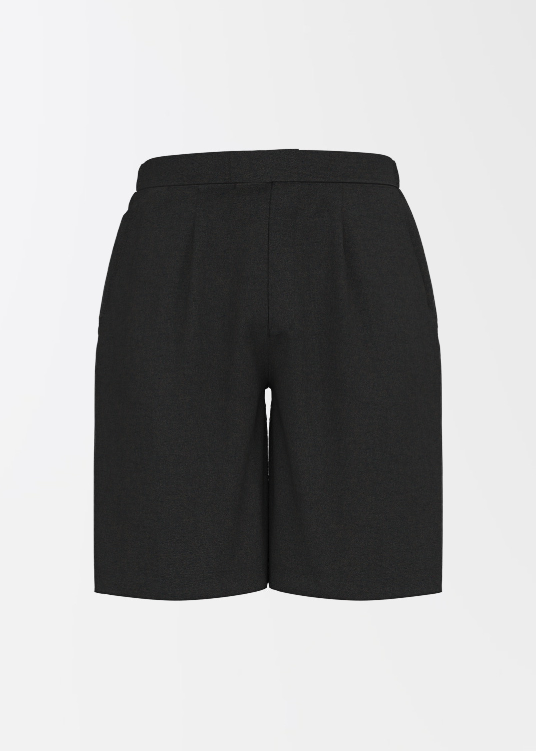 .edu Essentials Shorts Formal Boys Elastic Back Grey Marle