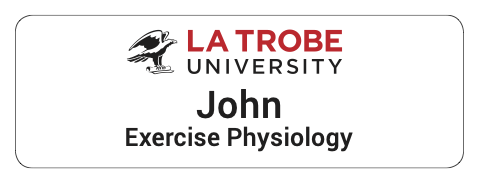 LTU Name Badge - Exercise Physiology