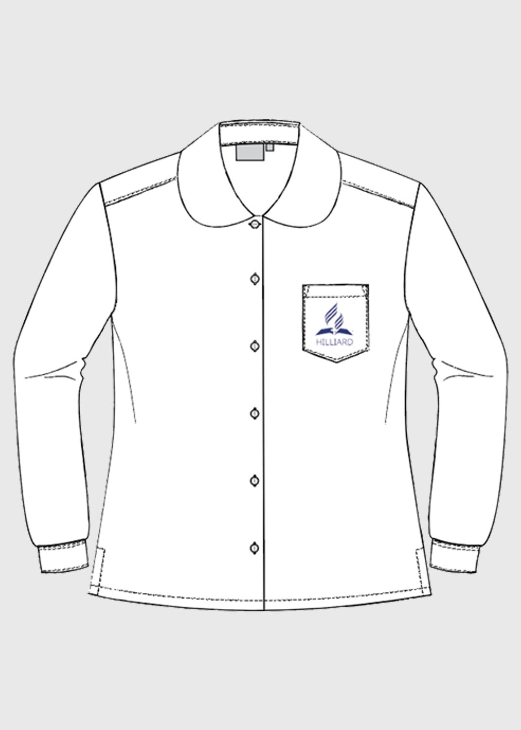Blouse L/S Peter Pan