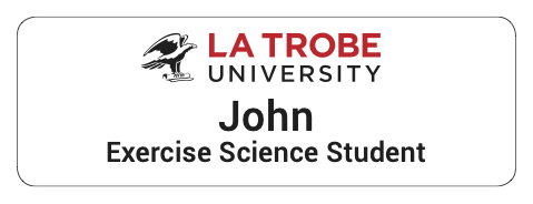 LTU Name Badge - Exercise Science Student