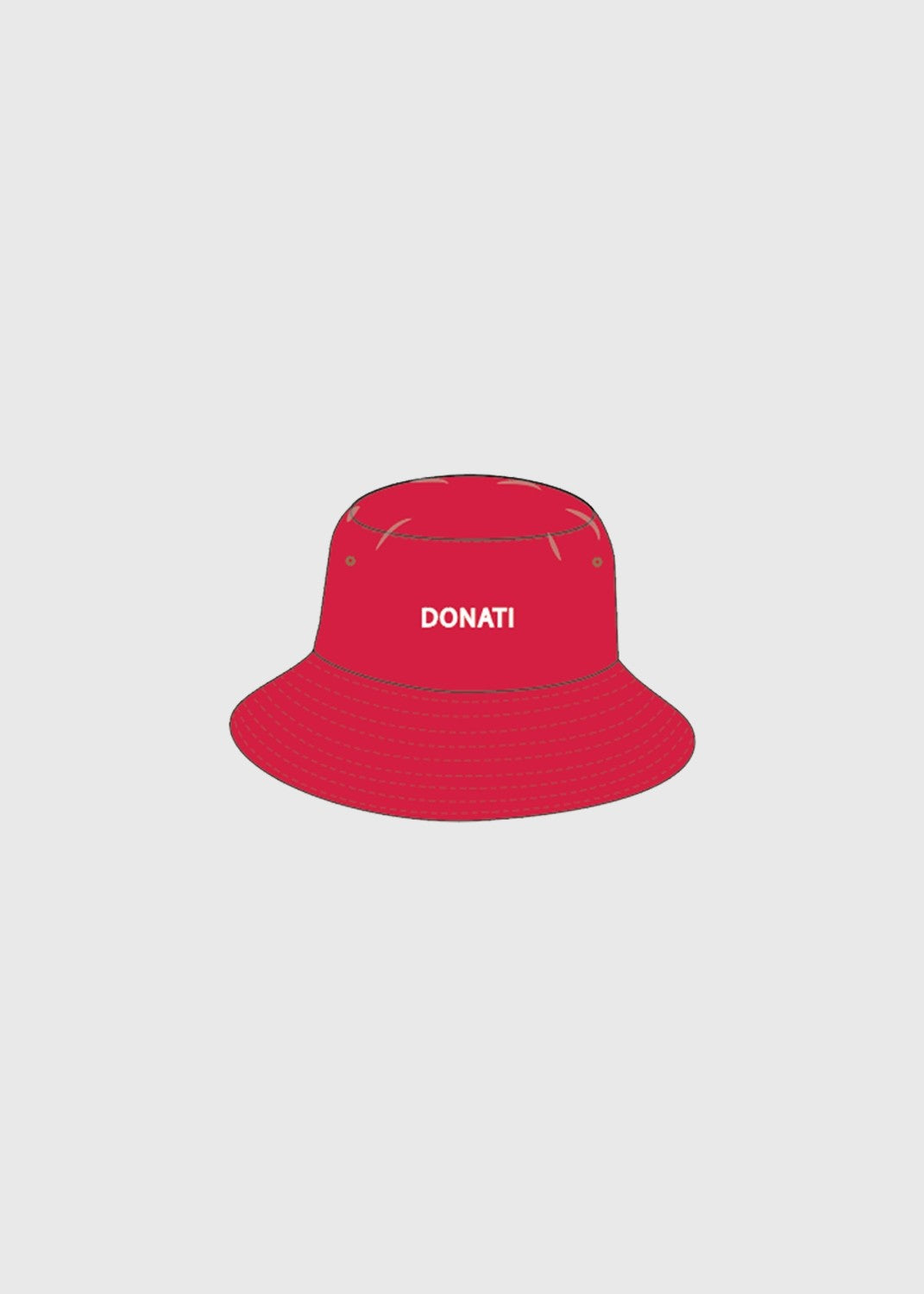 Hat Bucket Royal/Red