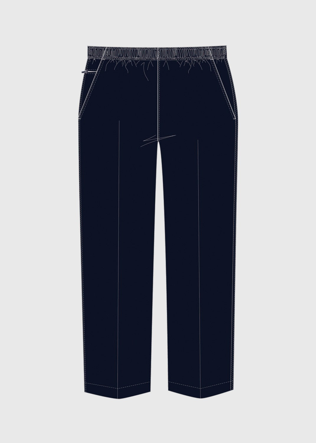 .edu Essentials Trousers Formal Boys Full Els Jnr Night Navy