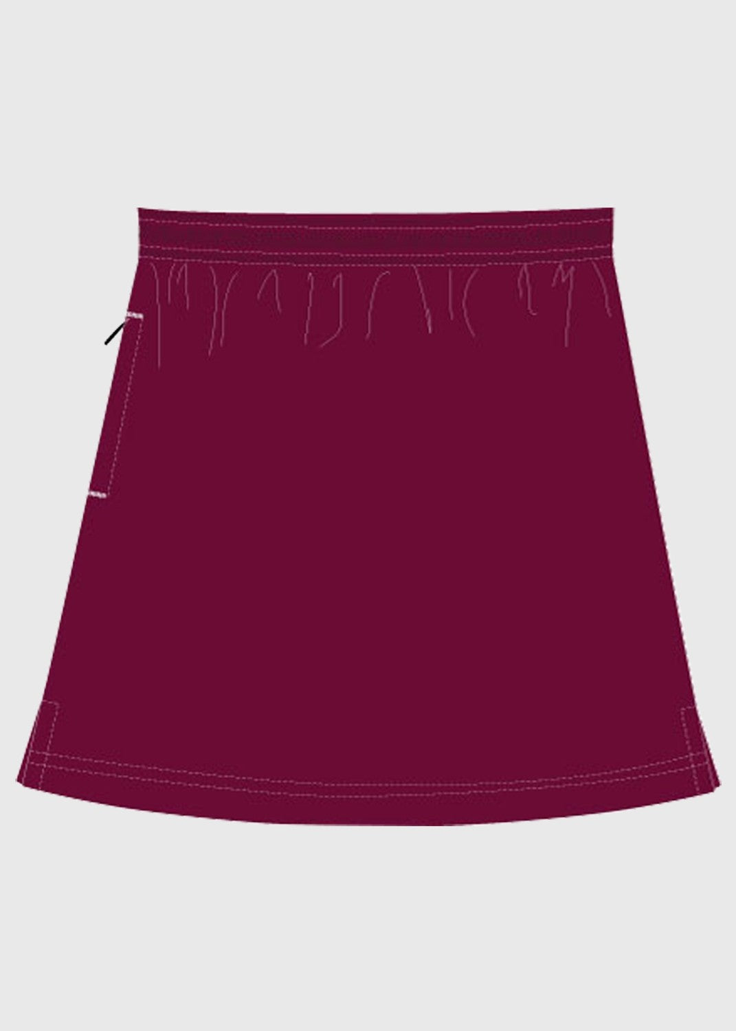 Skort Active Maroon