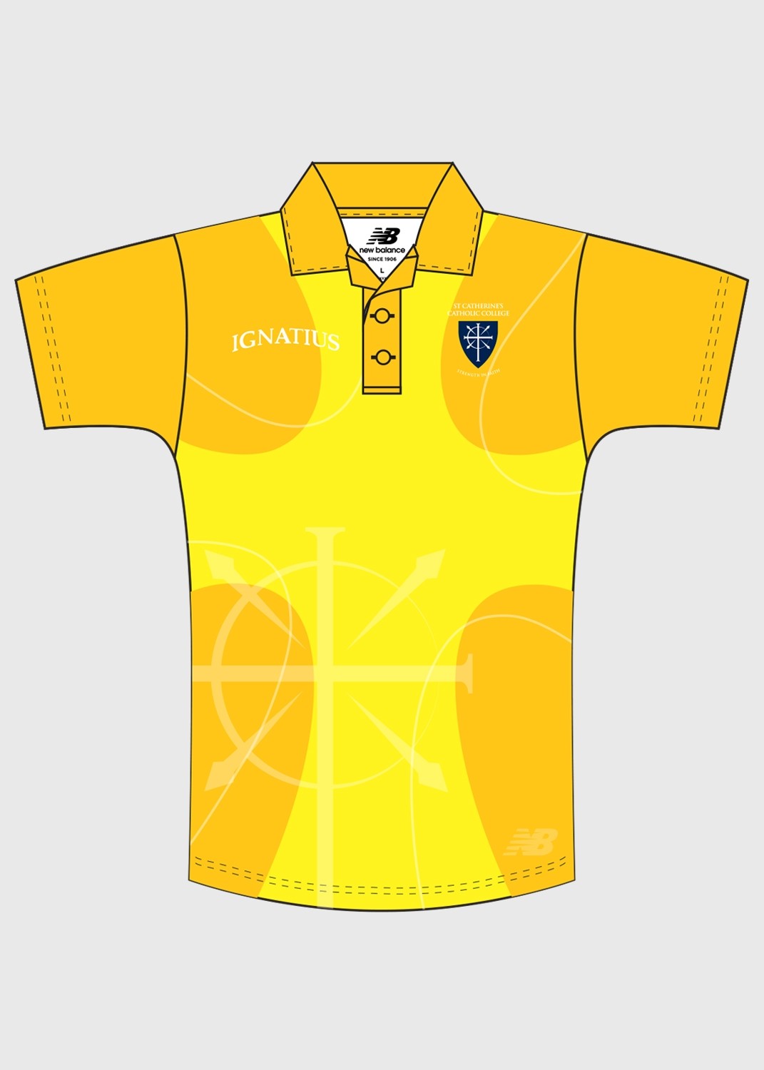 St Catherine's Catholic College - Polo House Yellow Ignatius