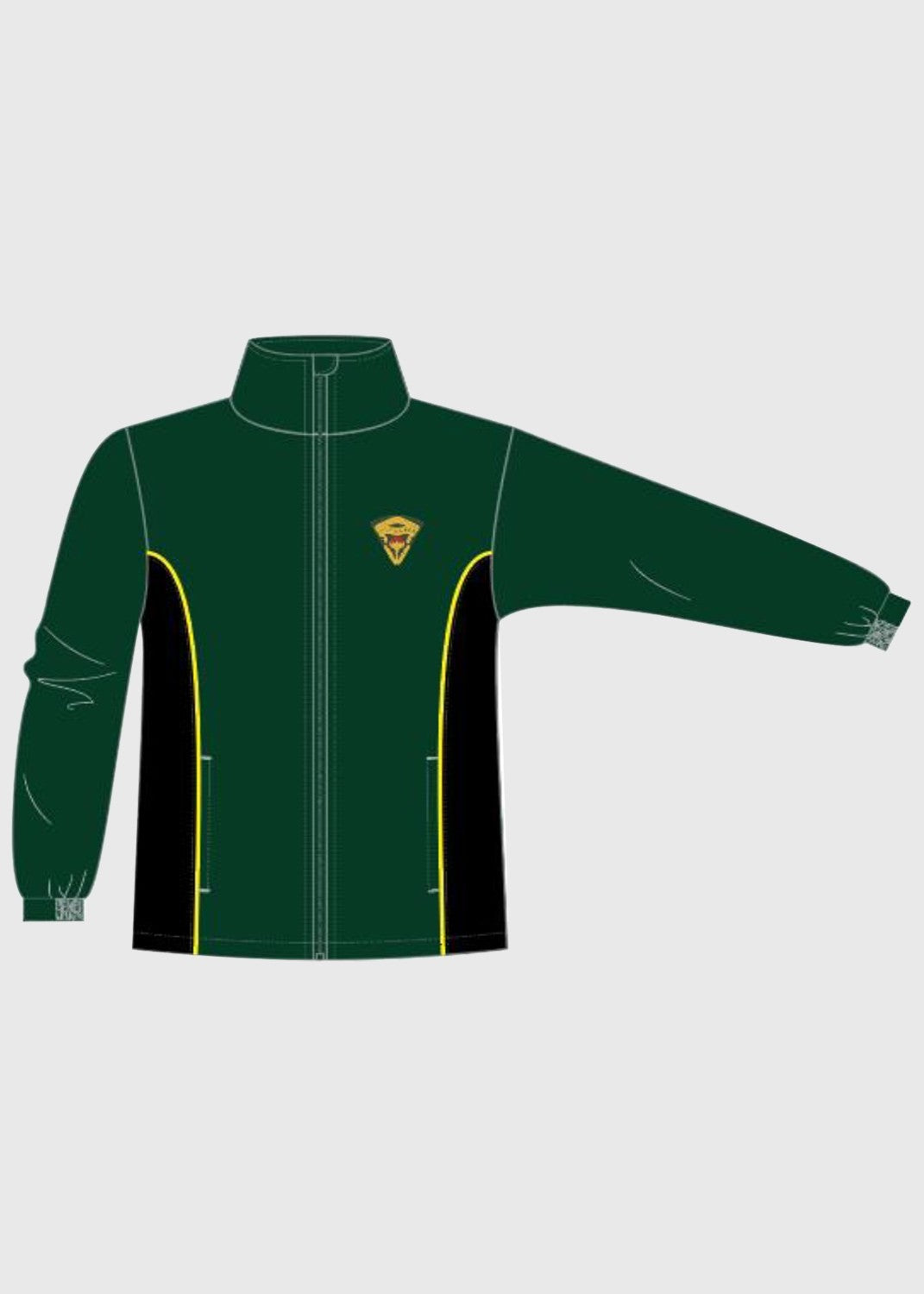Sport Track Jacket Kale Green - Unisex