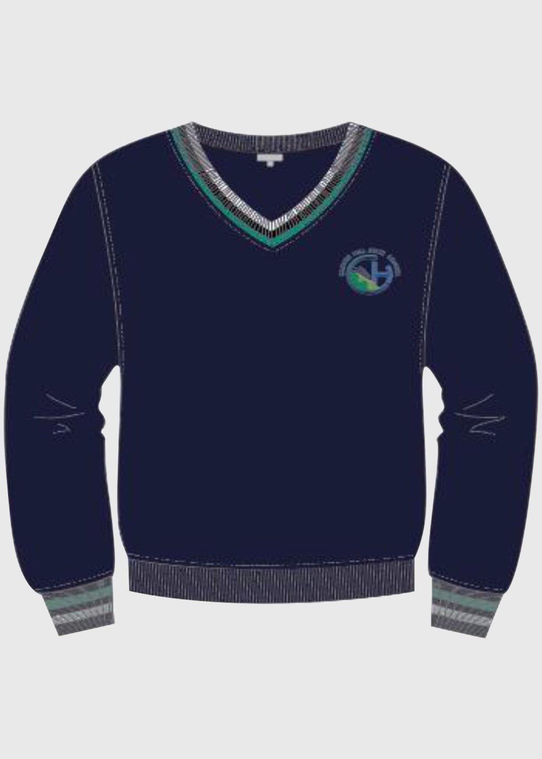 Jumper Fleece V Neck