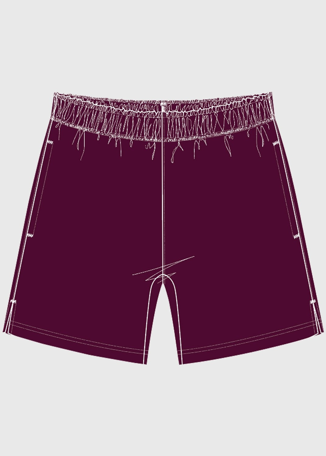 .edu Essentials CB Short Sport Dark Maroon