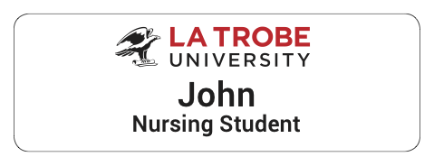 LTU Name Badge - Nursing Student