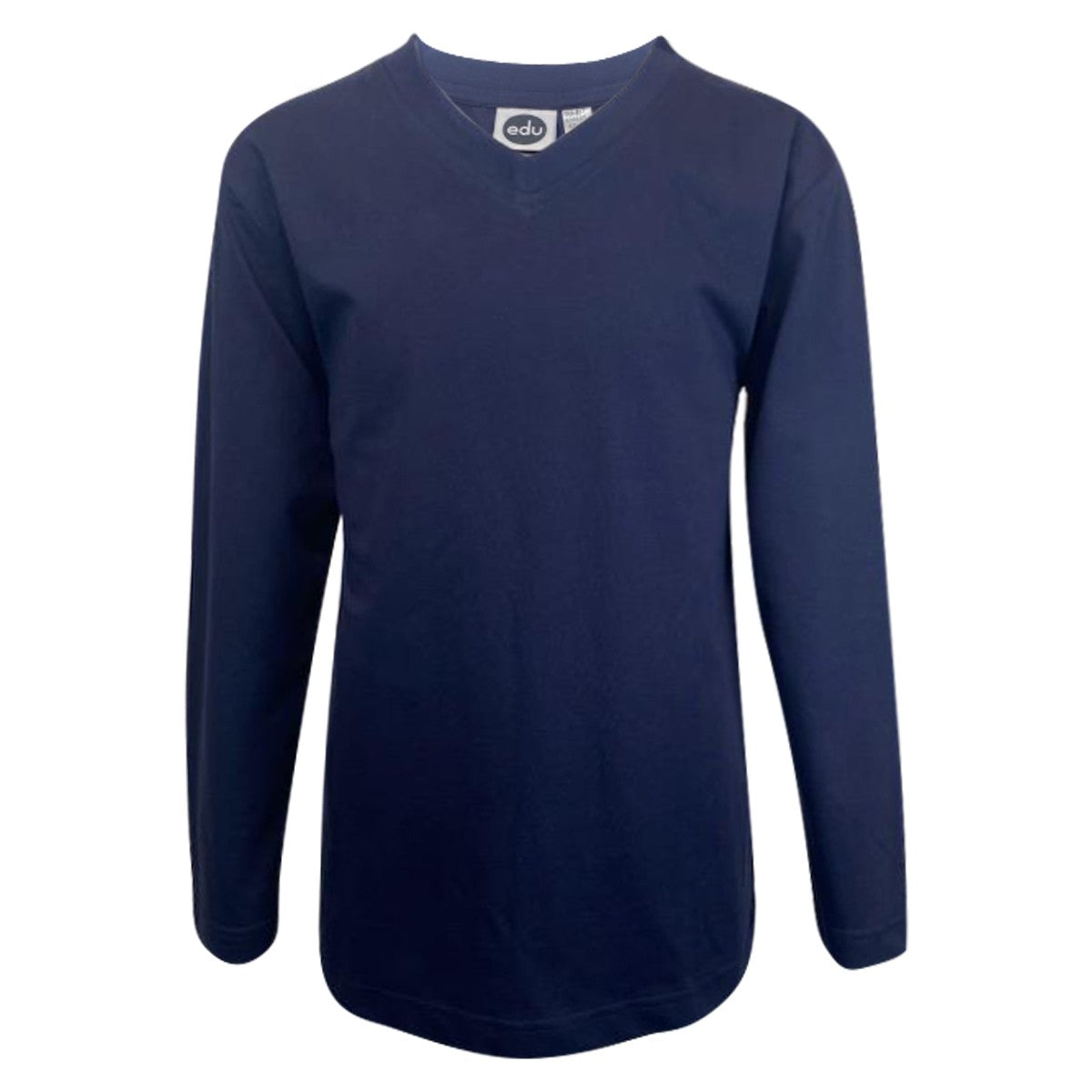 .edu essentials T Shirt V-Neck Set in Long Sleeve Midnight