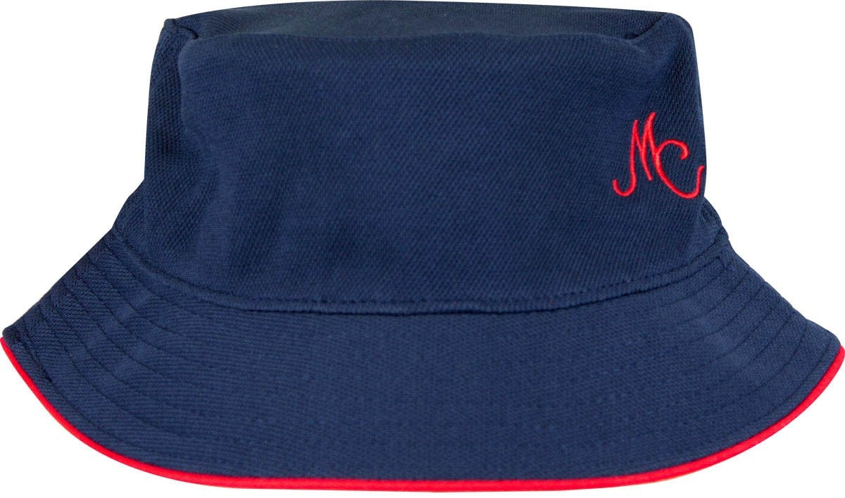 Hat Bucket Secondary Navy/Red