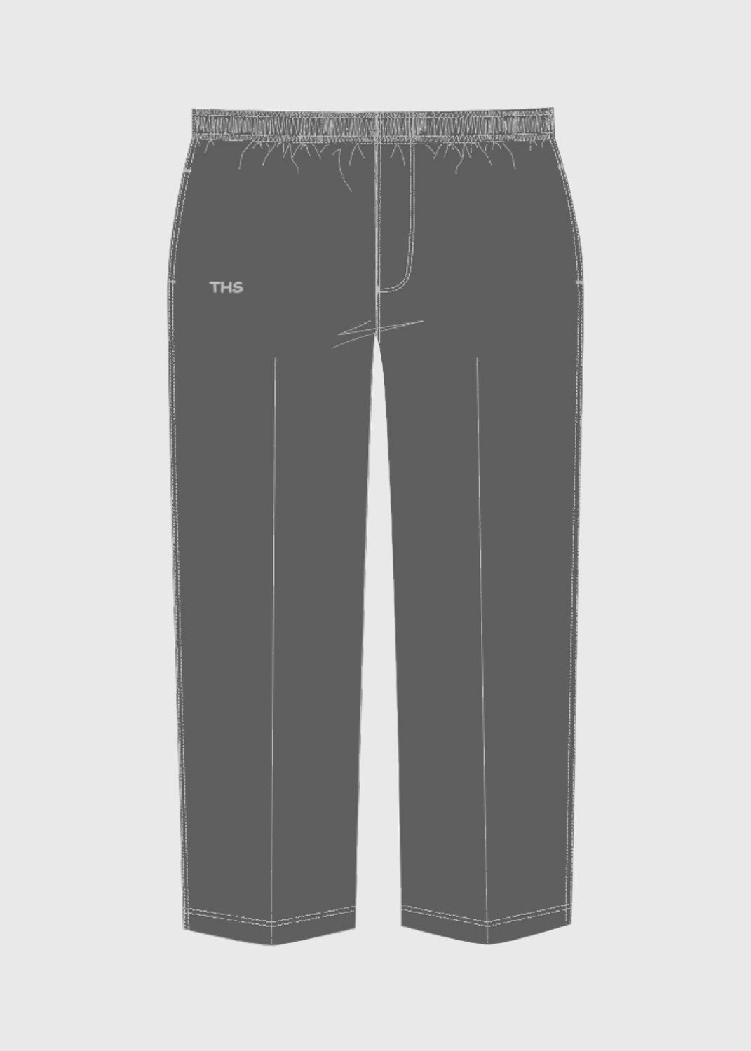 Trousers Grey Elastic