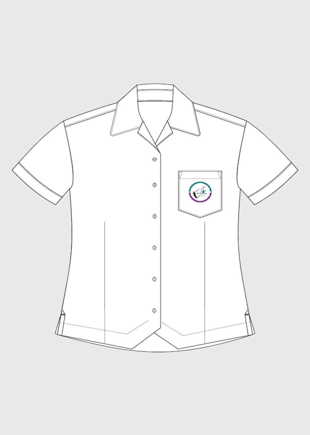Blouse Snr Girls White
