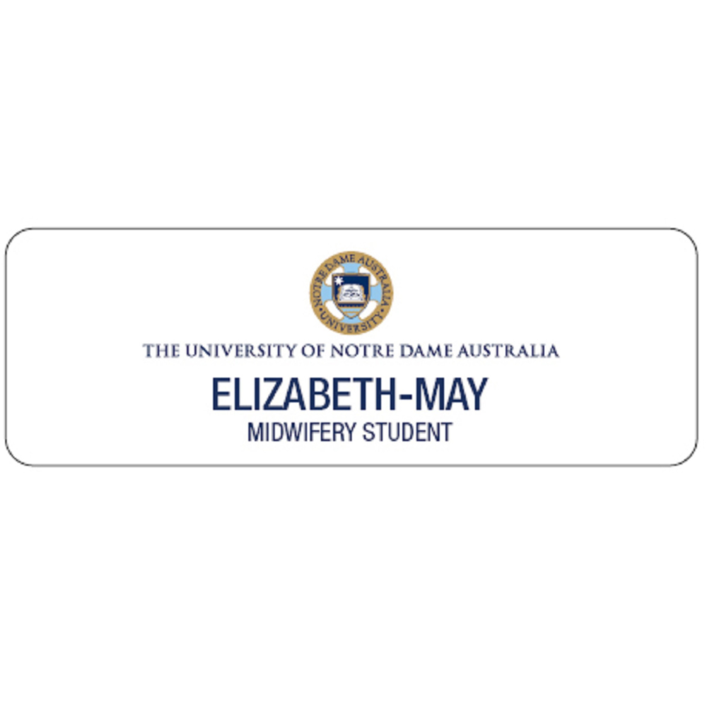 UOND Name Badge - Midwifery Student (Broome Campus)