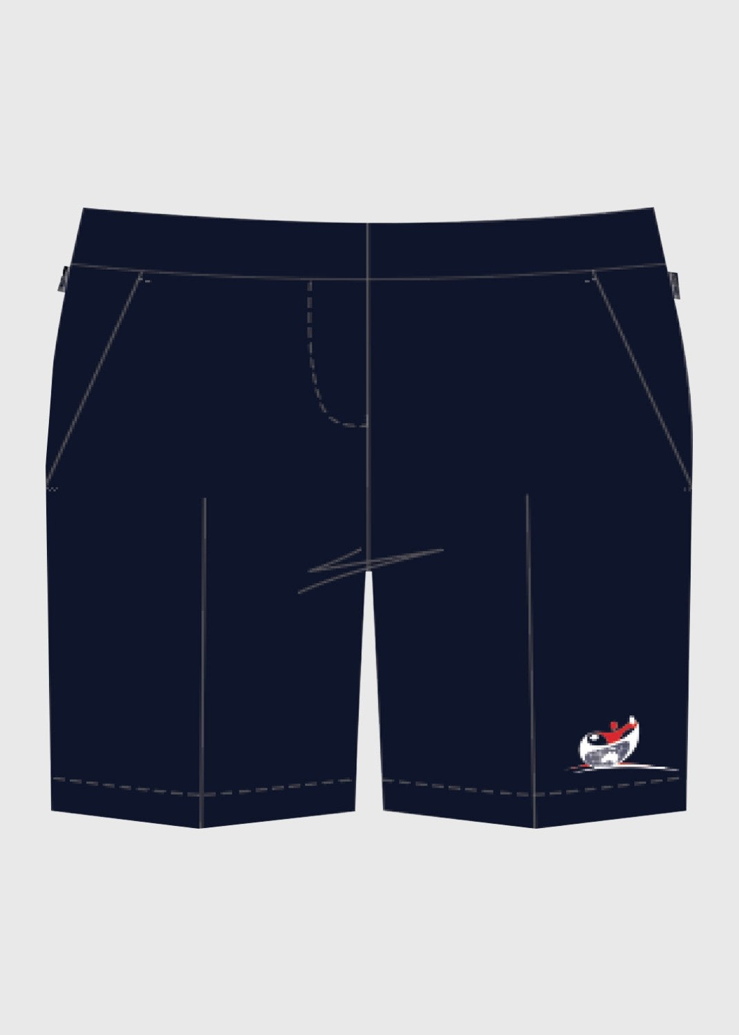 Short Formal Girls Navy