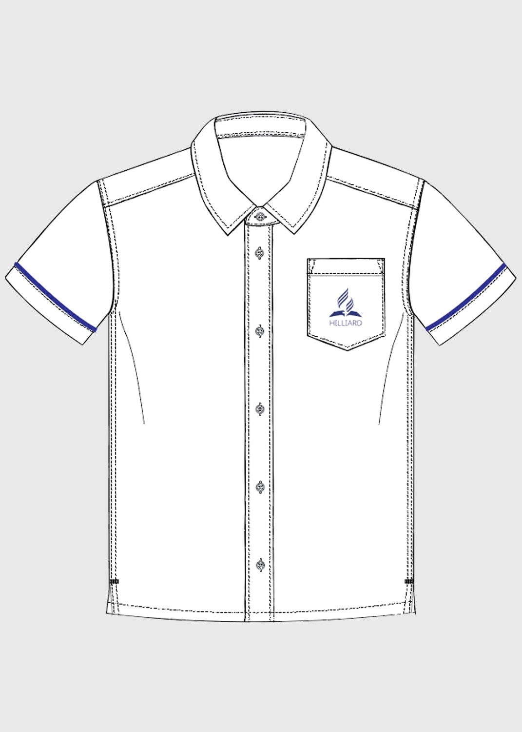 Shirt White S/S Y6 - Y10