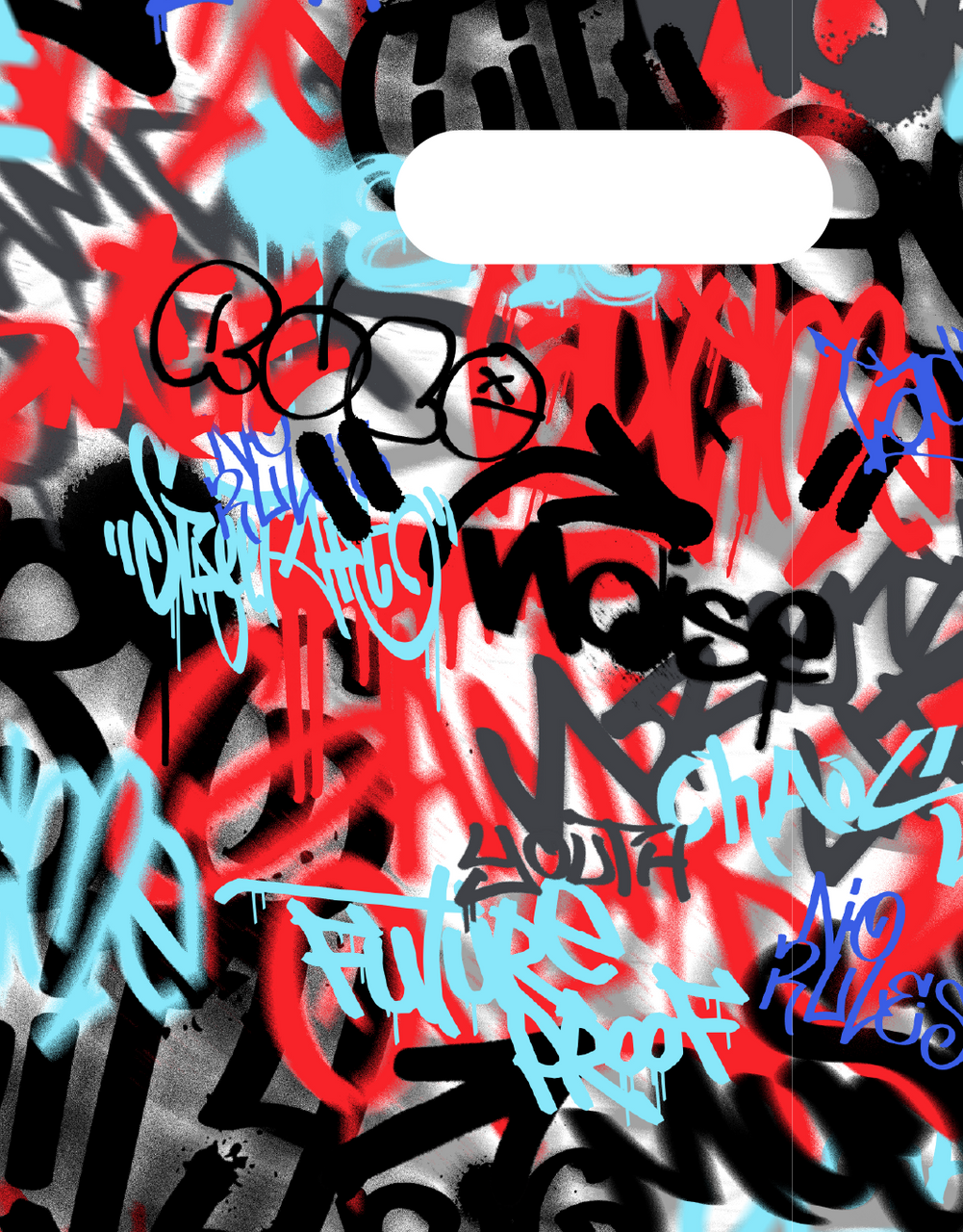 Exercise Book Cover - Urban Scrawl