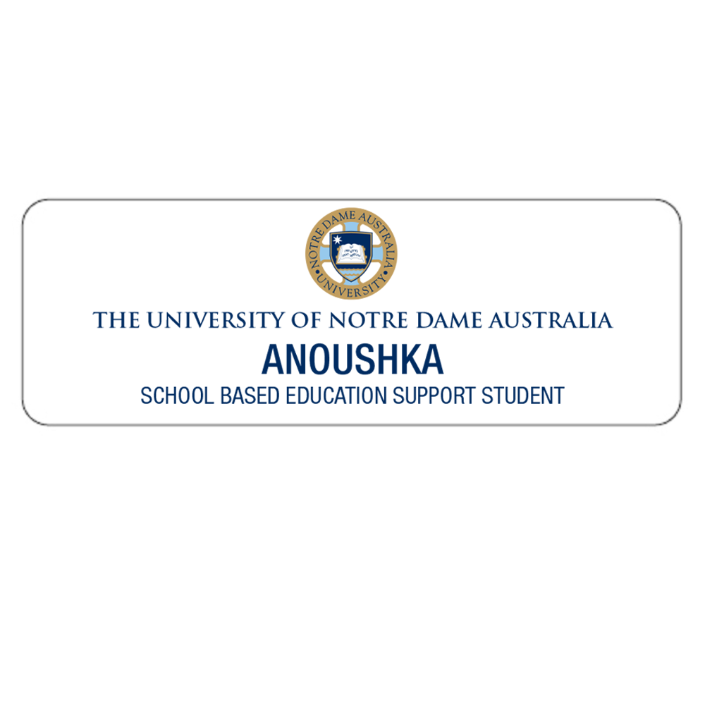UOND Name Badge - School Based Education Support Student