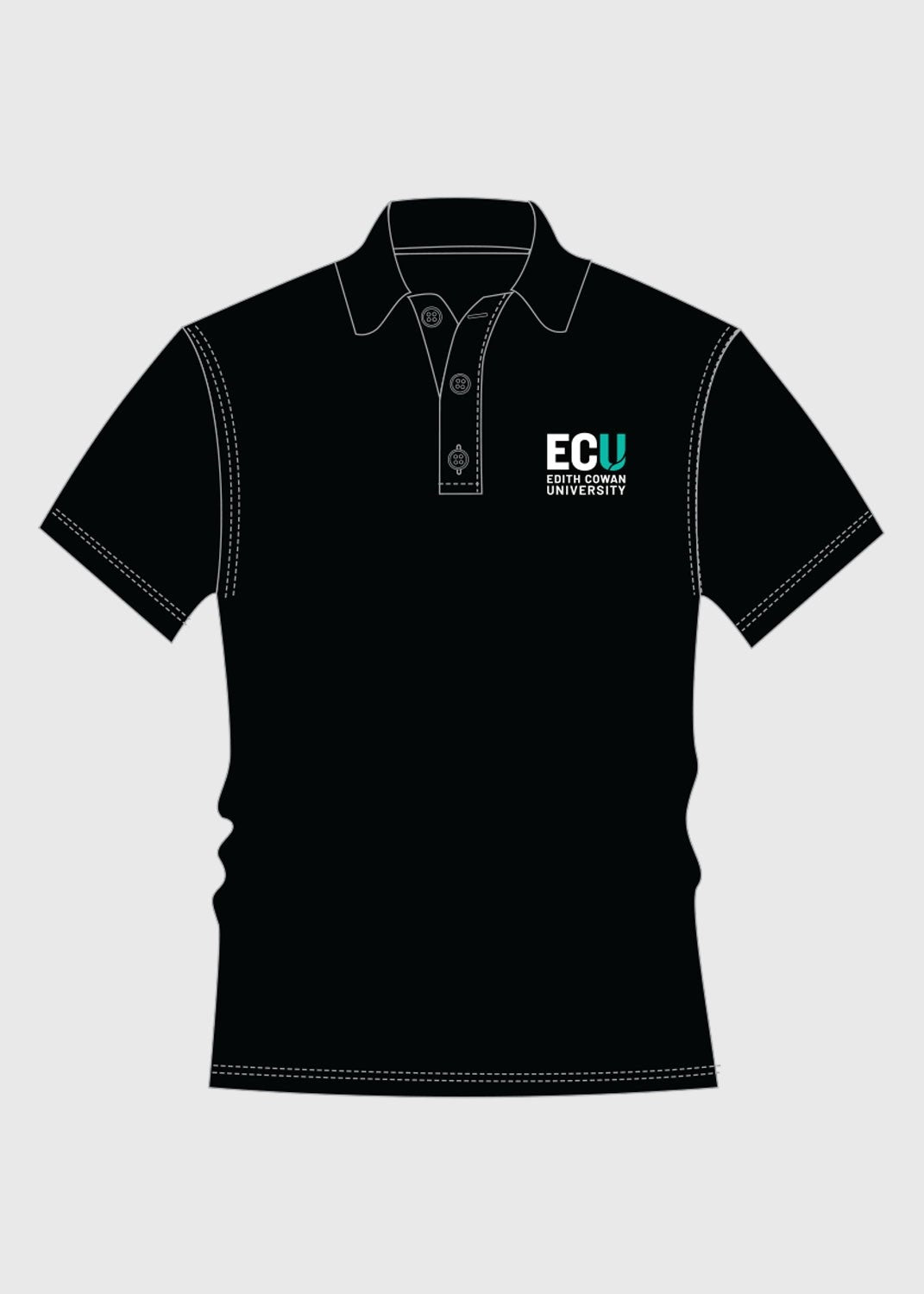 Unisex - Staff Polo - Black