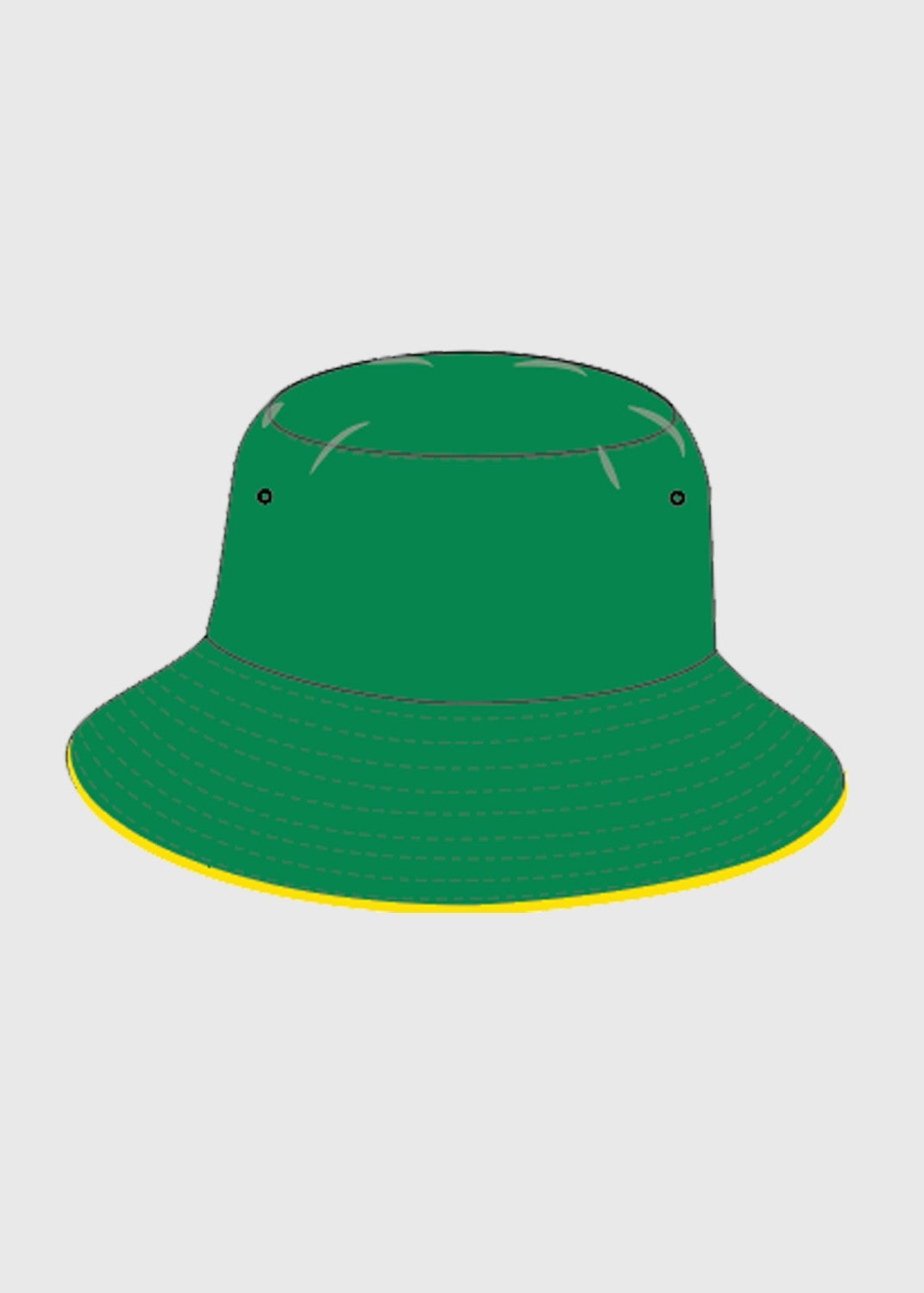 Navy Hat Bucket Green Kirby