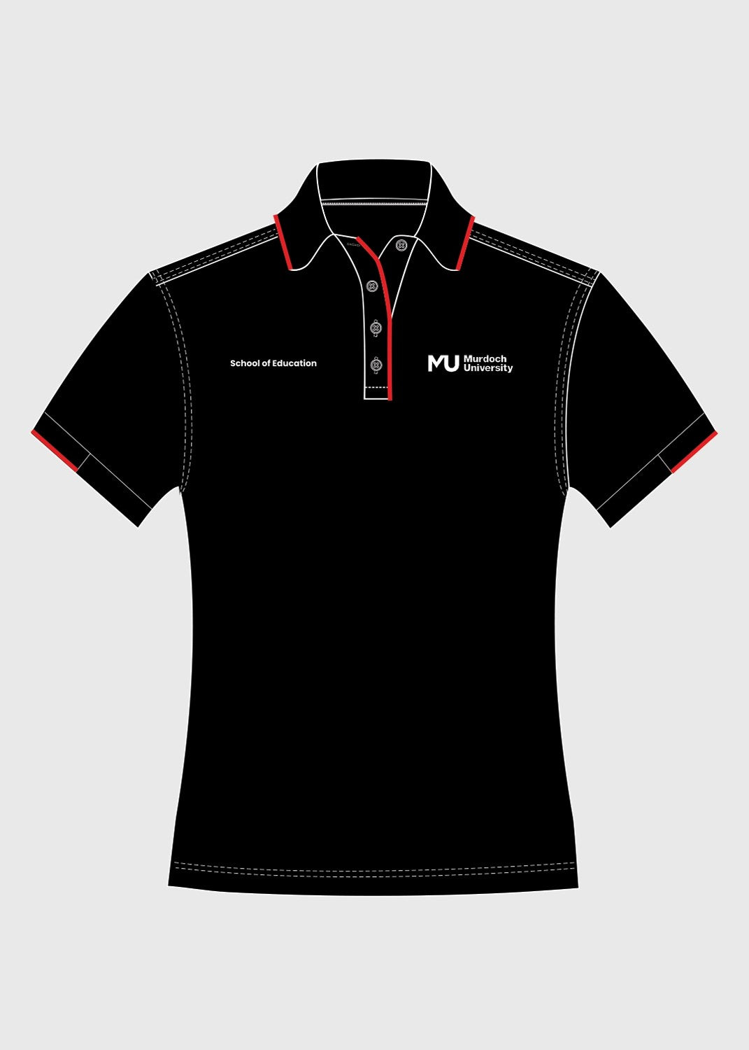 School of Education Black/Red - Ladies