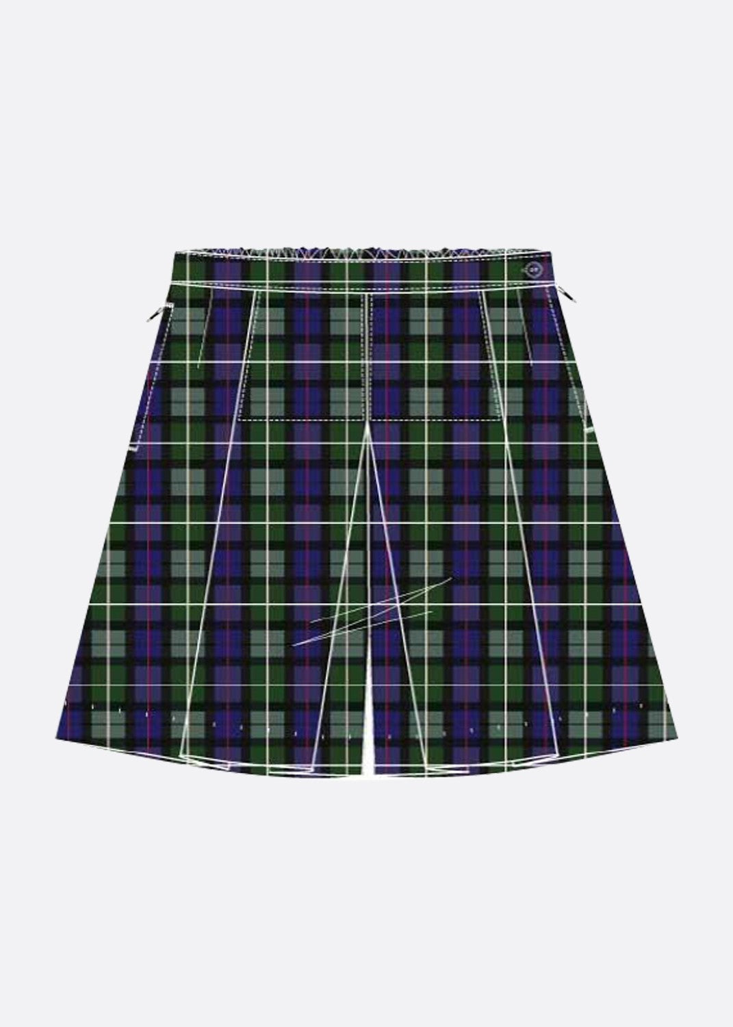 Culotte Green/Blue Check