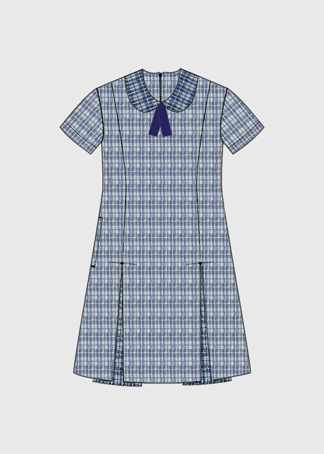 Dress Check Blue