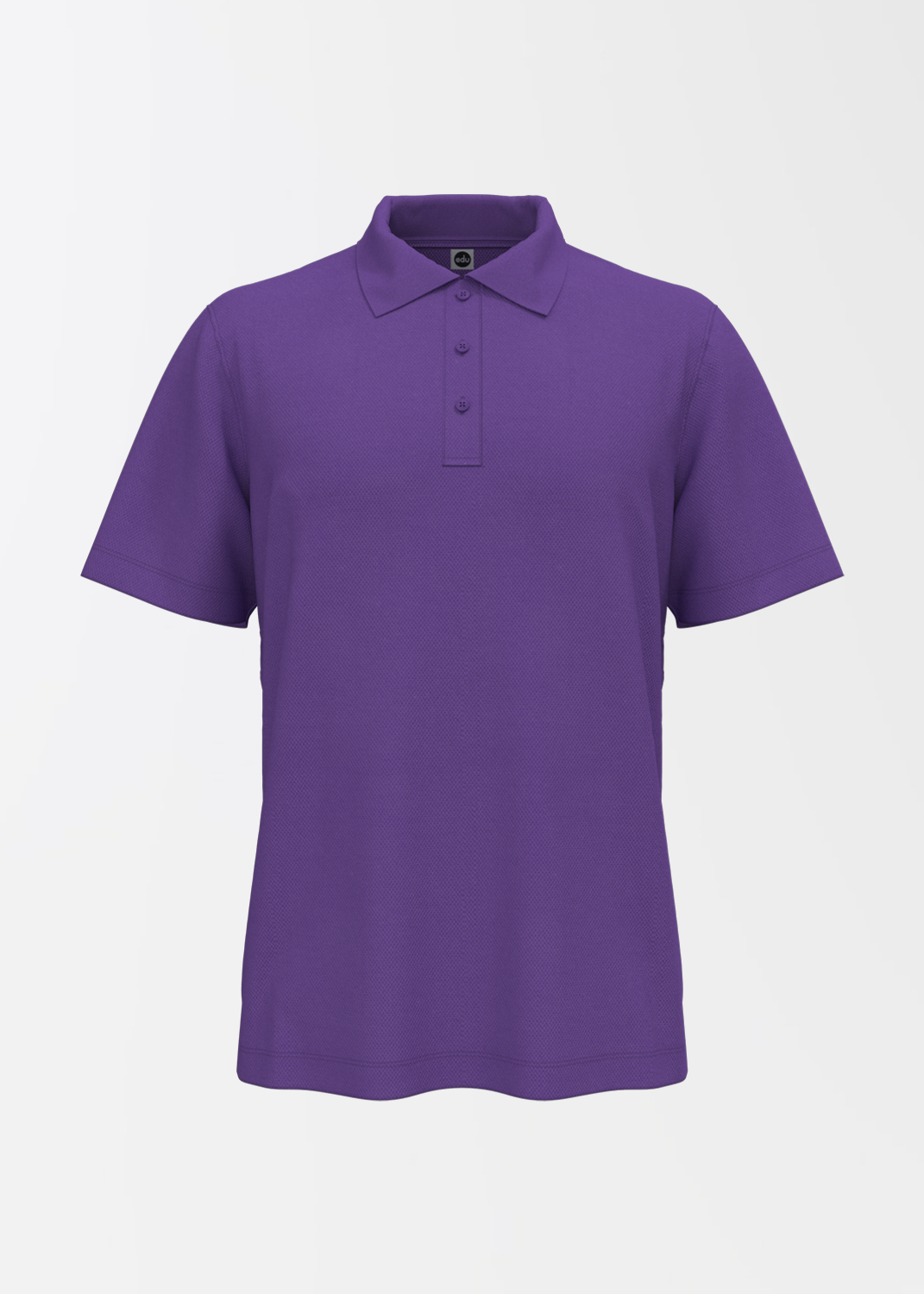 .edu Essentials Short Sleeve Polo - Purple