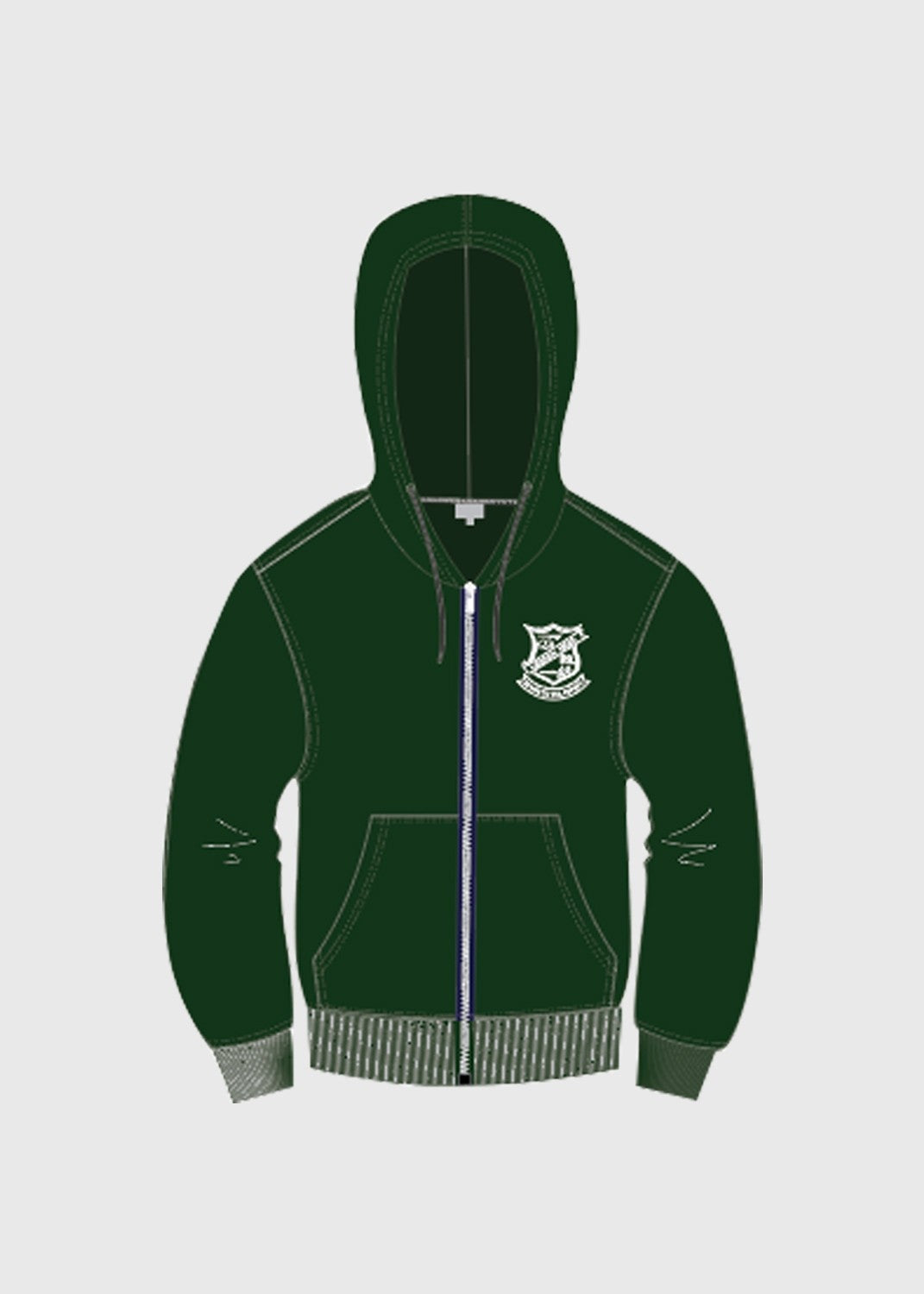 Jacket w/ Logo brushed fleece