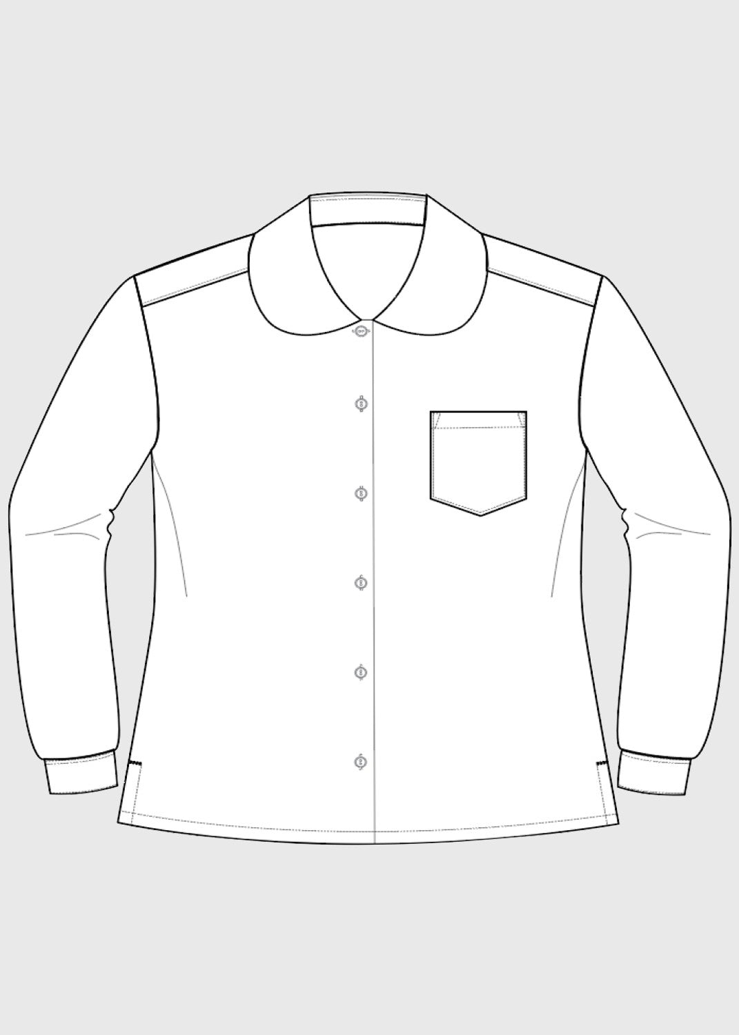 Blouse L/S White