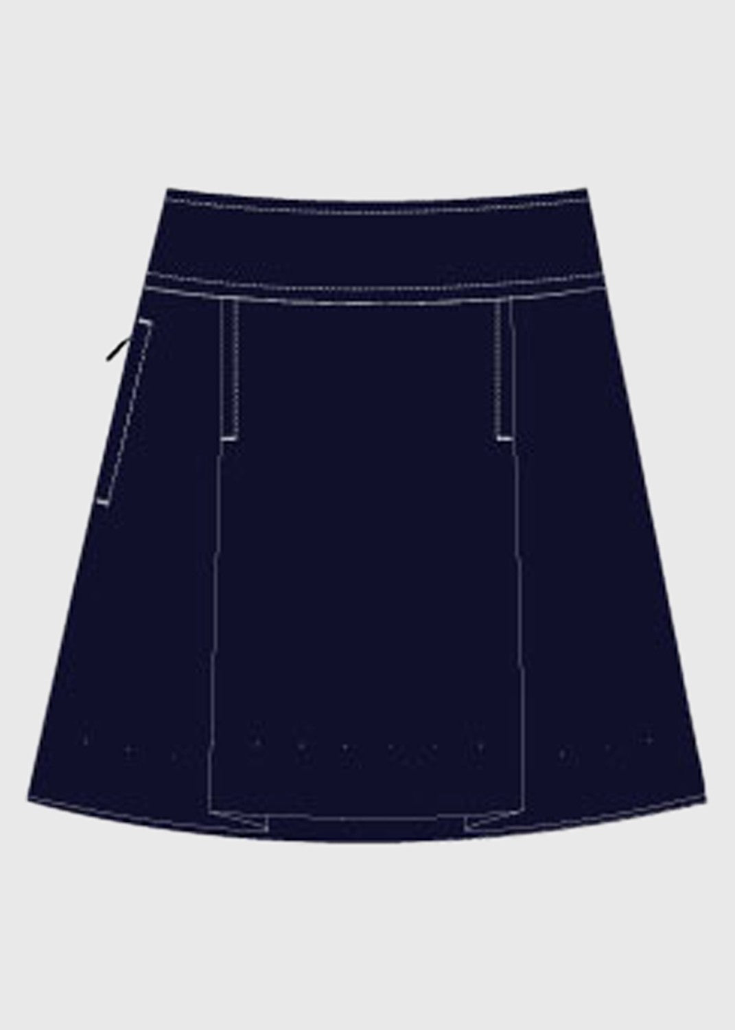 .edu Essentials Stretch Sport Skort Stretch Yale Navy