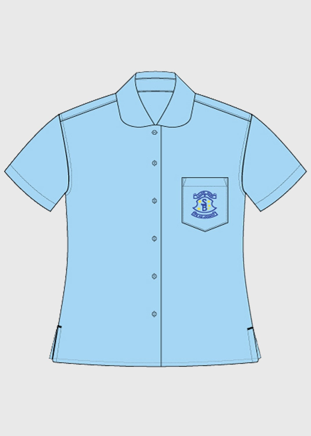 Blouse Girls Short Sleeve