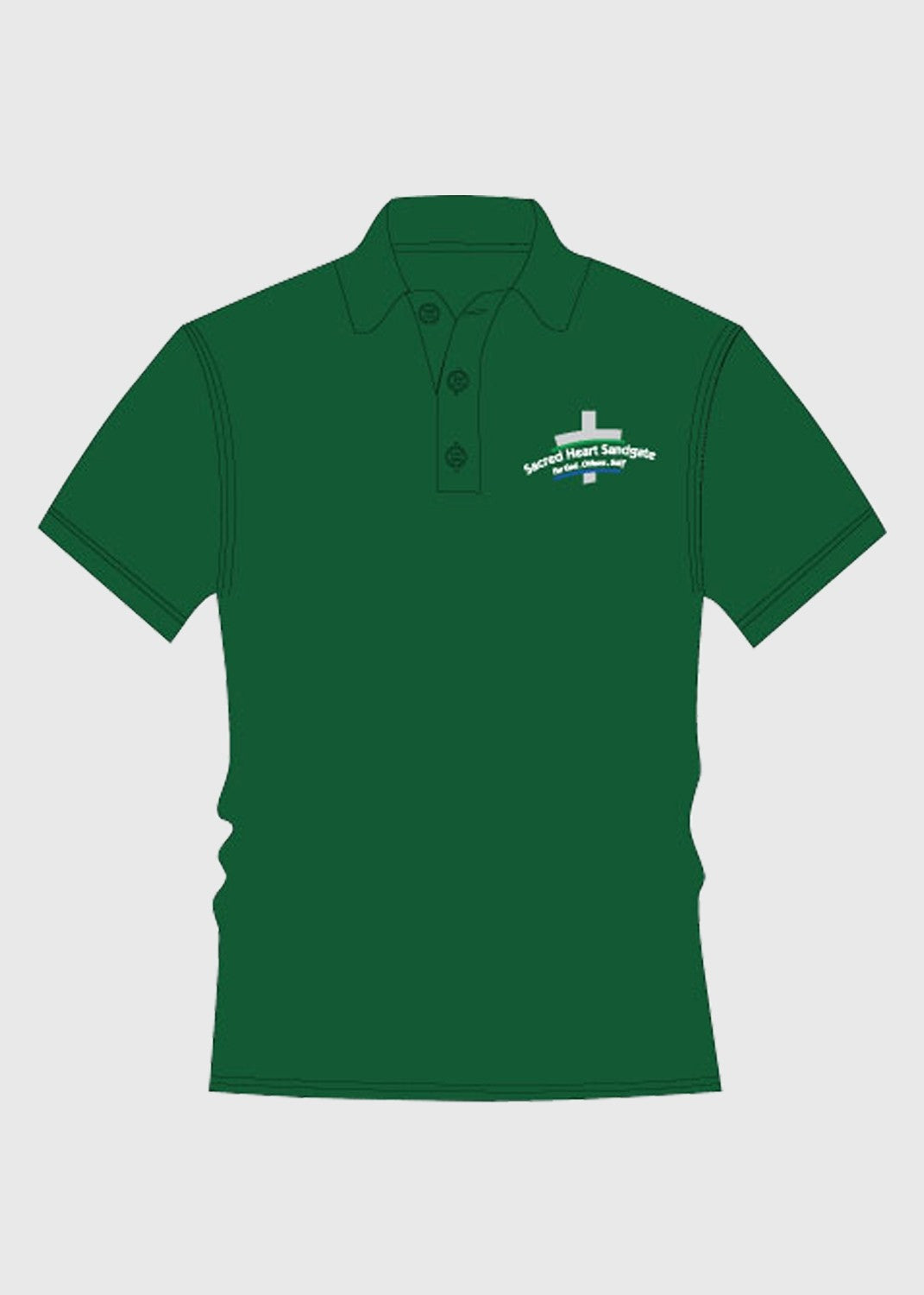 House Polo Green Unisex