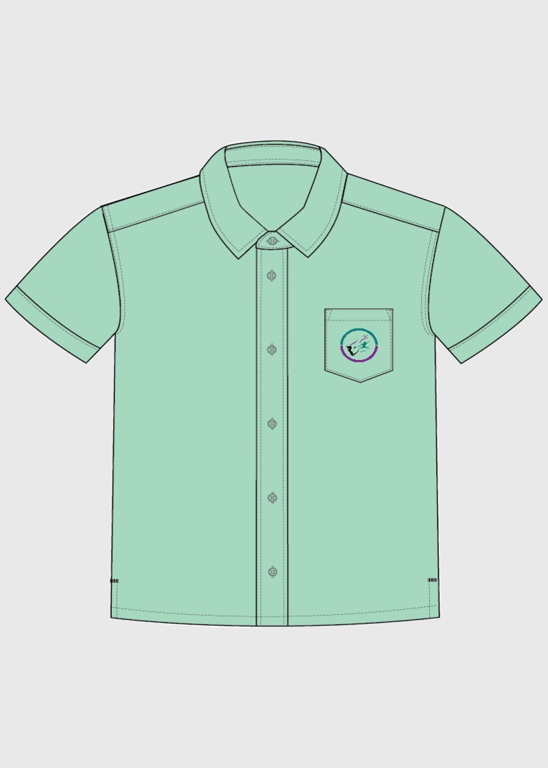 Shirt Jnr Boys Mint