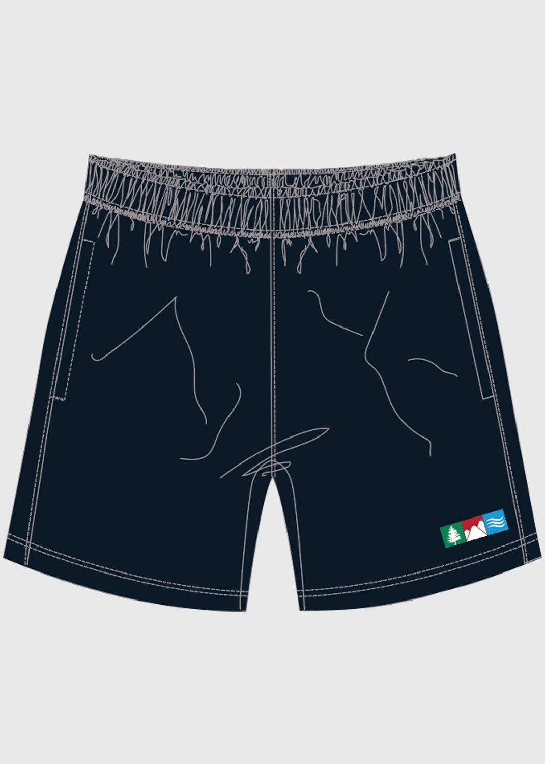 Short Sport M/F Stretch Ink Navy