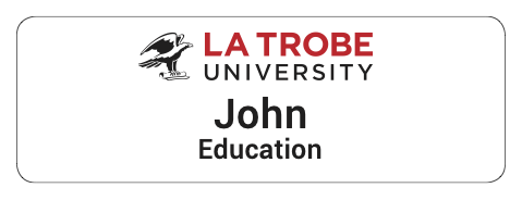 LTU Name Badge - Education