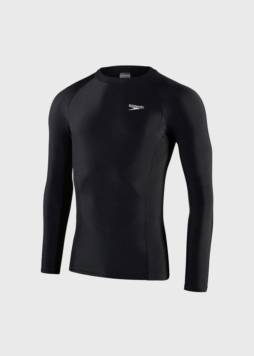 Boys Essential LS Rash Top - Black