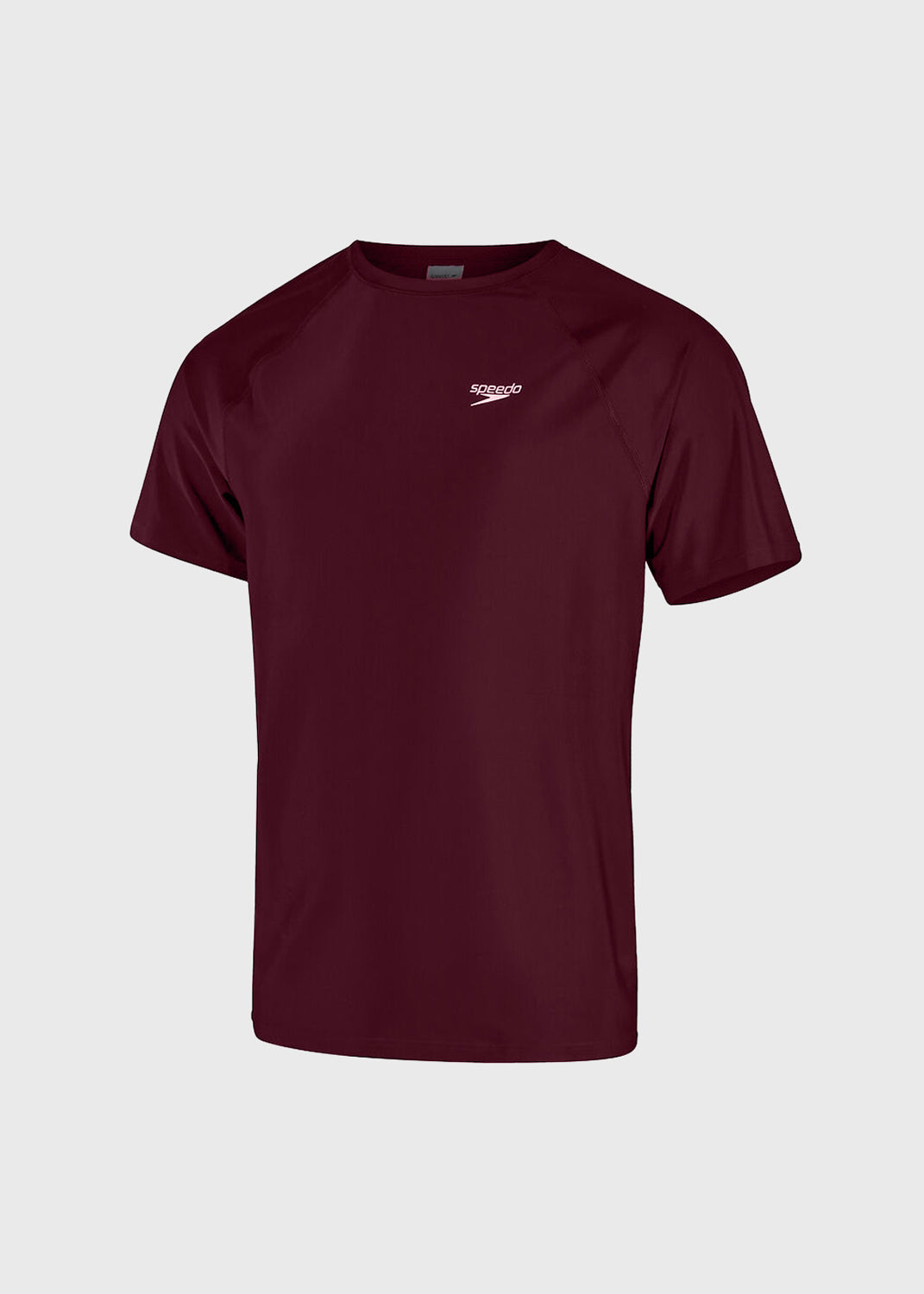 Boys Essential SS Rash Top - Maroon