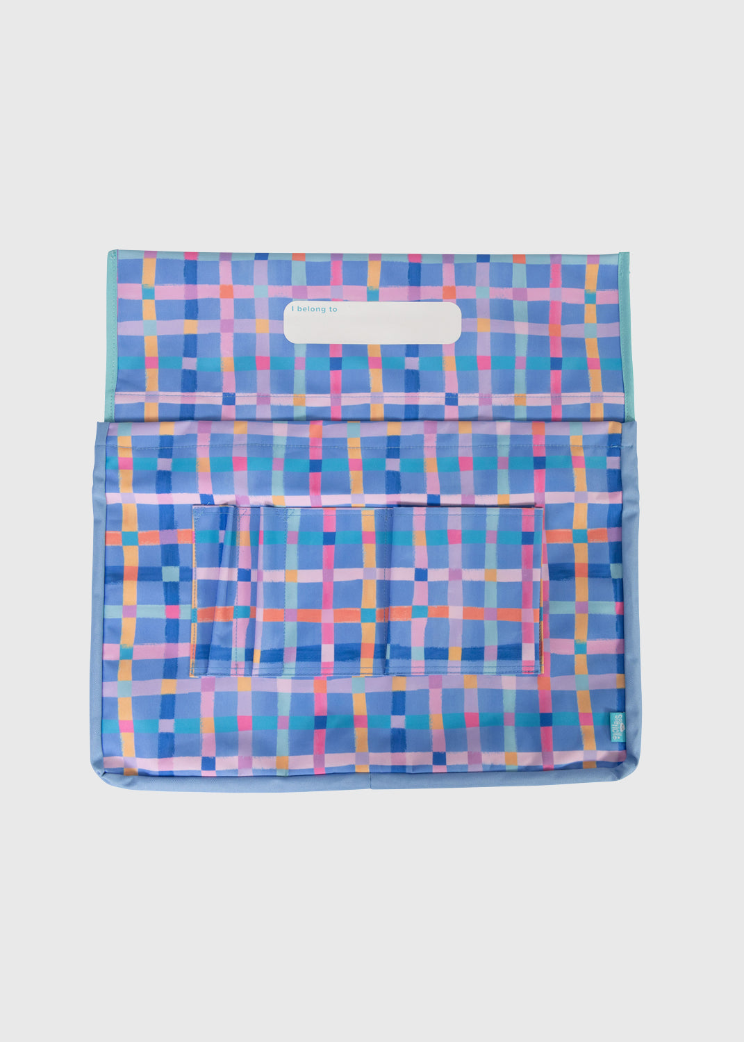 Chair Organiser - Pastel Plaid