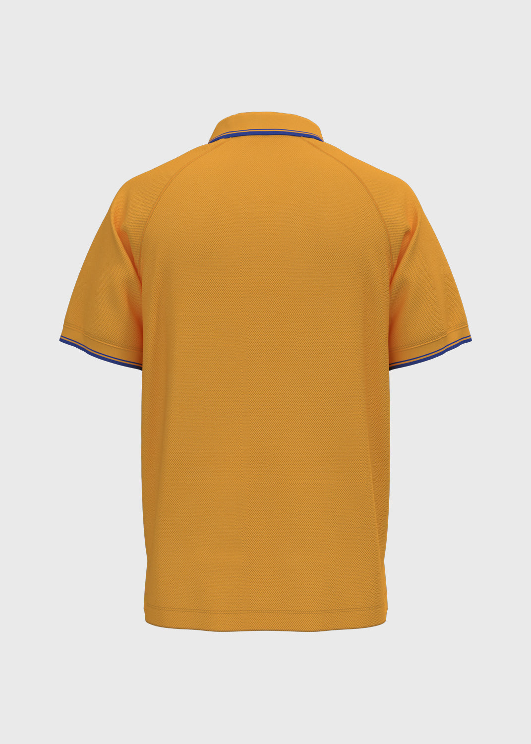 Contrast Panel Polo - Gold/Dark Royal